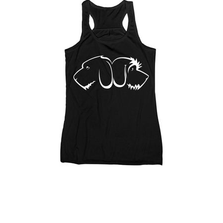 Team Orange Gear, a Black Women's Racerback