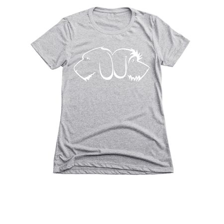 Team Orange Gear, a Dark Heather Grey Women's Slim Fit Tee