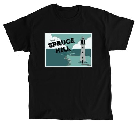 Find Love in Spruce Hill, a Black Classic Unisex Tee