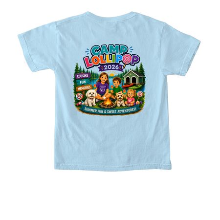 Camp 2026 TShirts, a Chambray Comfort Colors Youth Tee