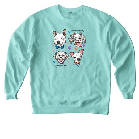 SDS - Original Crew, a Chalky Mint Comfort Colors Crewneck Sweatshirt