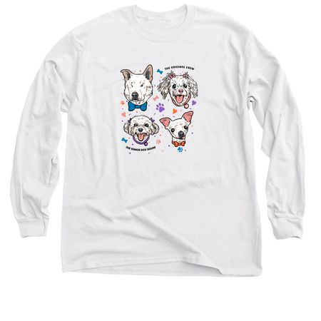 SDS - Original Crew, a White Classic Long Sleeve Tee