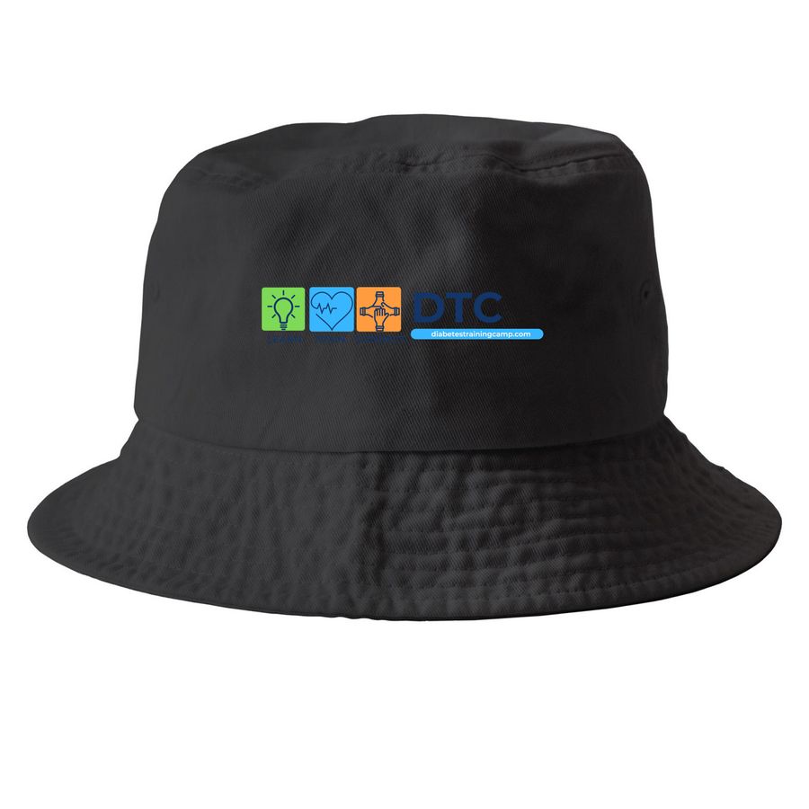 Hats LTC logo (athletic & bucket), a Black Printed Bucket Hat