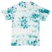IDKANDYAIDMA, a Teal Crystal Tie Dye Tee (back-view)