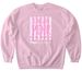 I Wear Pink- For my Daughter, a Light Pink Softstyle Crewneck Sweatshirt