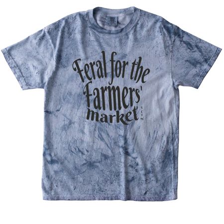 Feral for the Farmers' Market V2, a Ocean Comfort Colors Colorblast Tee