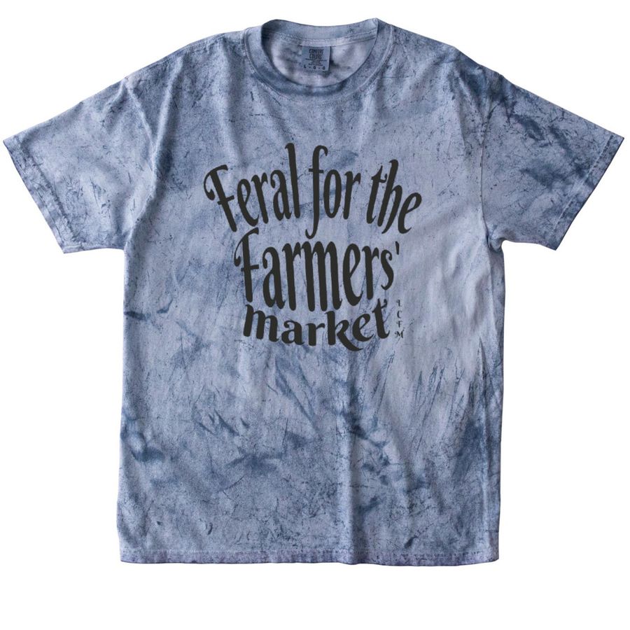 Feral for the Farmers' Market V2, a Ocean Comfort Colors Colorblast Tee