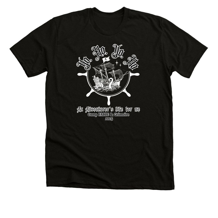 2025 Camp Fable, a Black Heather Premium Unisex Tee