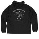 SPAC 2026-27 Outreach Windbreaker, a Black Quarter-Zip Windbreaker (back-view)