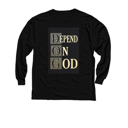 D.O.G, a Black Youth Long Sleeve Tee