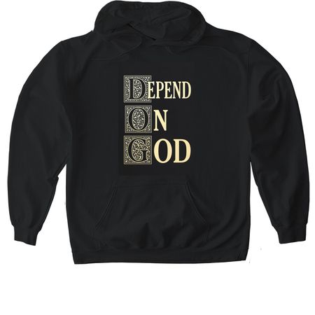 D.O.G, a Black Gildan Softstyle Pullover Hoodie