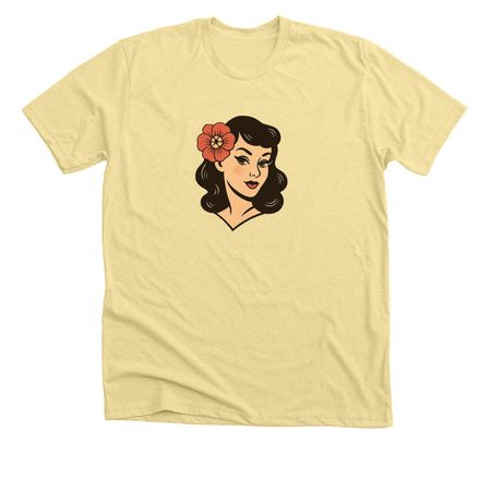 Flairware Flair, a Heather French Vanilla Premium Unisex Tee