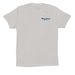 Adult Shirts: Front & Back Print, a Solid Athletic Grey Premium Cotton Tee