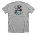 You Matter., a Athletic Heather Premium Unisex Tee (back-view)