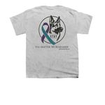 You Matter., a Sport Grey Youth Unisex Tee (back-view)