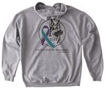 You Matter., a Sport Grey Gildan Softstyle Pullover Hoodie (back-view)