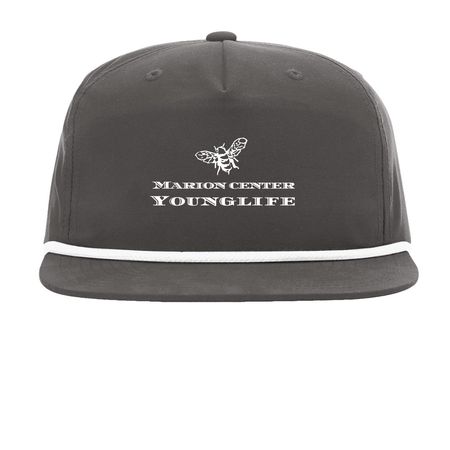 MC YL Hat&nbsp;, a Charcoal/ White Printed Umpqua Snapback Cap