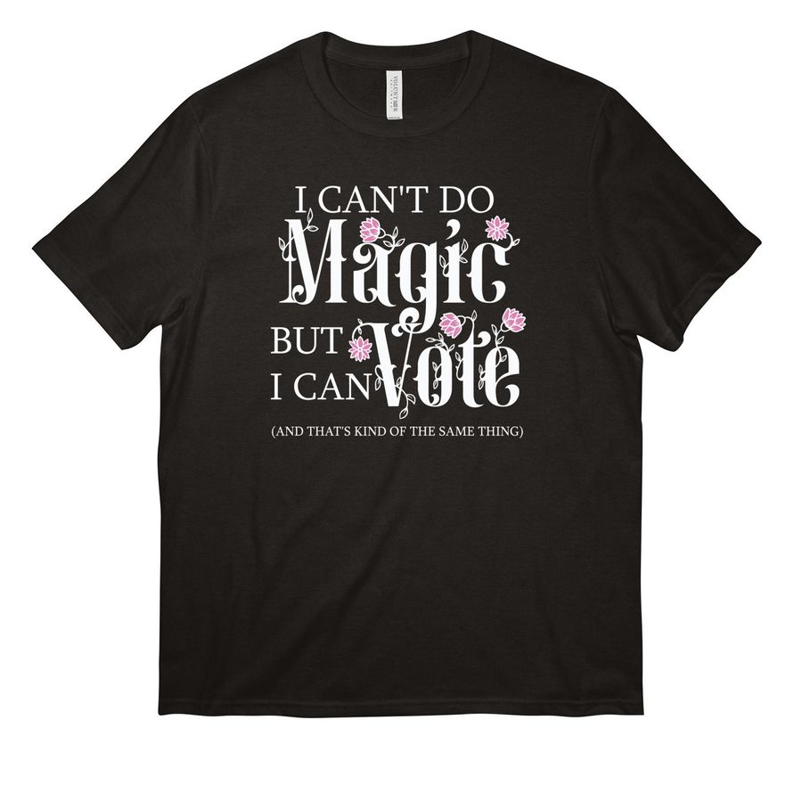 Make Some Voting "Magic", a Deep Black All-American Unisex Tee