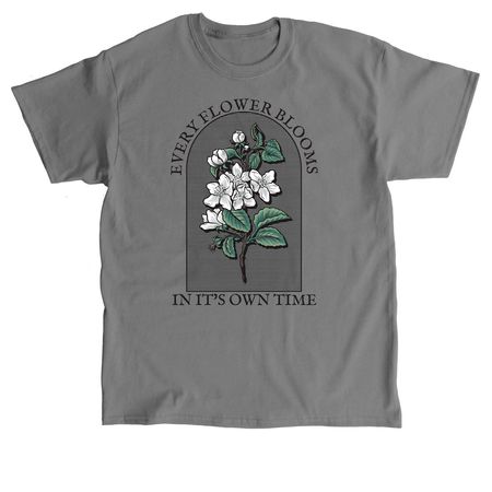 Blooms Tee, a Charcoal Classic Unisex Tee