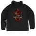 Octopy the water, a Black Quarter-Zip Windbreaker (back-view)