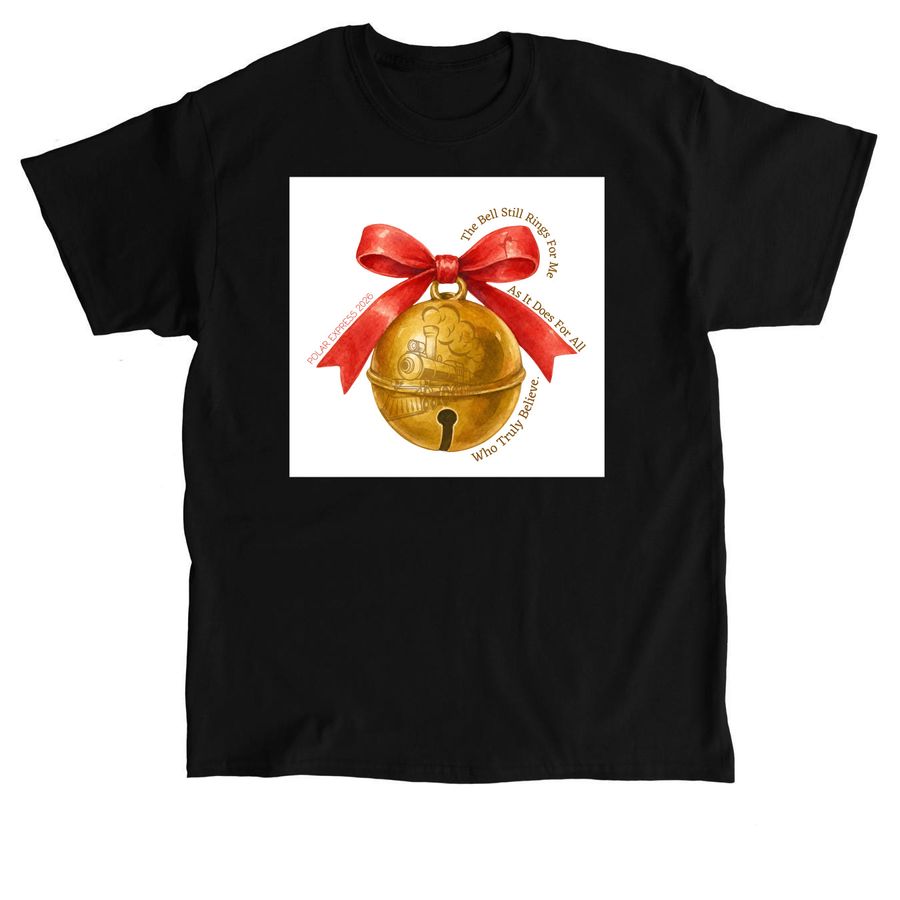 2026 Polar Express Cast Shirt, a Black Classic Unisex Tee