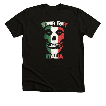 Wraith Raff Italia, a Black Heather Premium Unisex Tee