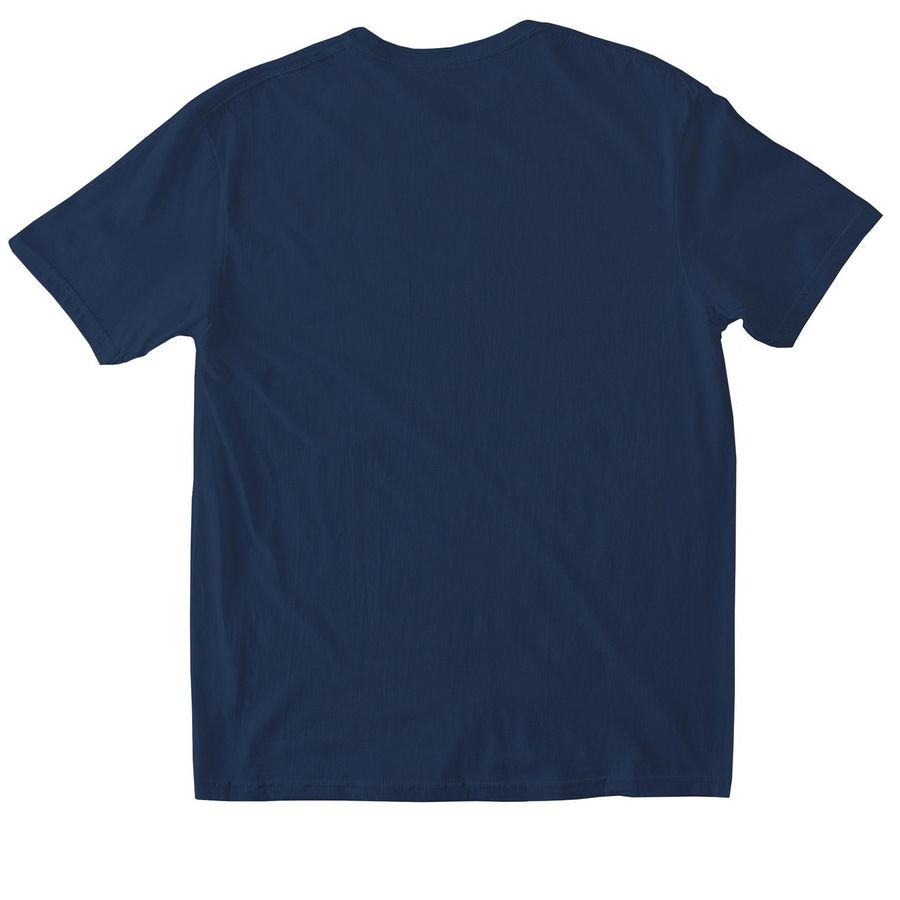 East Hawaii Indivisible, a Navy Softstyle Cotton Tee (back-view)