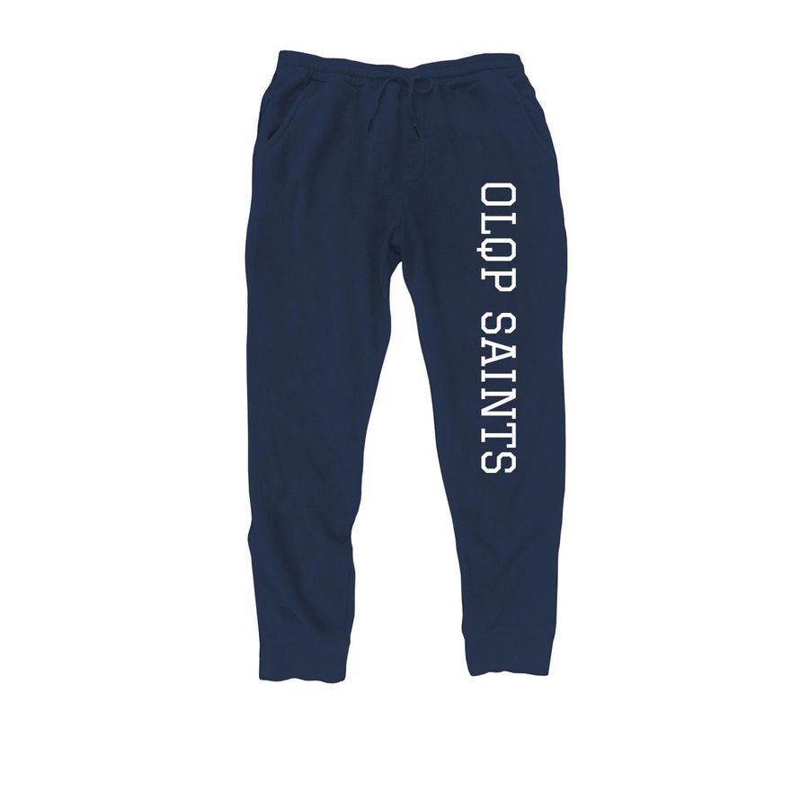 Team Spirit, a Classic Navy Midweight Fleece Joggers