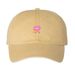 Amazing Grace | Hat Style 2, a Mustard Printed Pigment Dye Baseball Cap