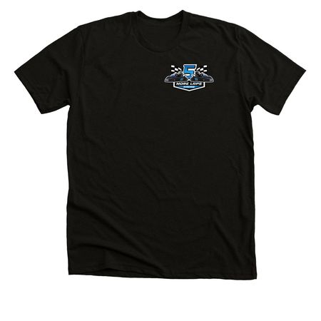 Fuel the Finish ? 5 More Laps Racing, a Solid Black Blend Premium Unisex Tee