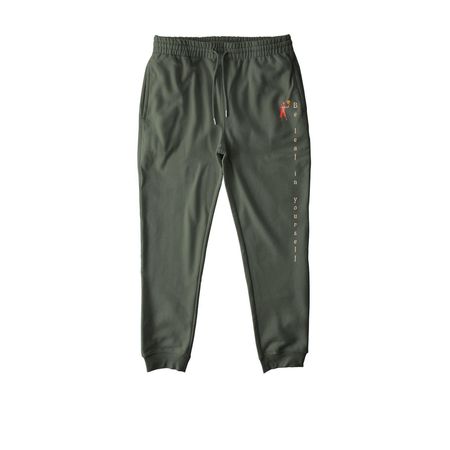 Beleaf in yourself pants, a Khaki Green Stanley/Stella Unisex Flyer Jogger