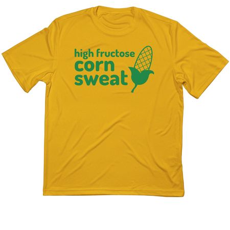 High Fructose Corn Sweat 2026 ACTIVE GREEN, a Gold Classic Performance Tee