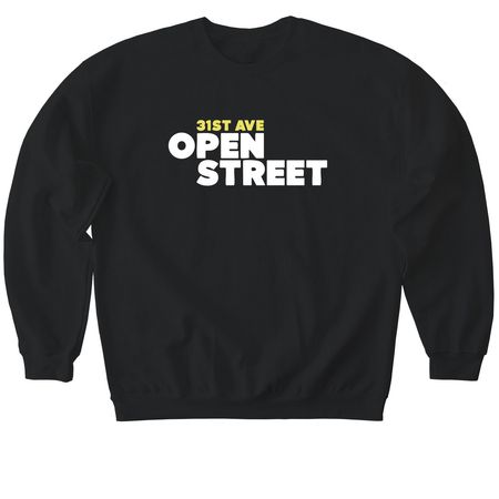 31st Avenue Redesign Tee, a Black Softstyle Crewneck Sweatshirt