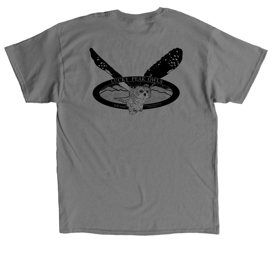 Lucky Peak Owl Project, a Charcoal Classic Unisex Tee