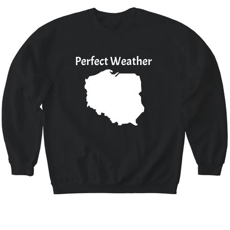 Some Places are Perfect, a Black Softstyle Crewneck Sweatshirt