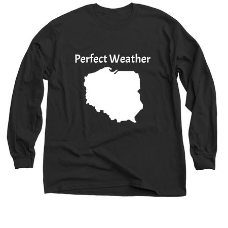 Some Places are Perfect, a Black Classic Long Sleeve Tee