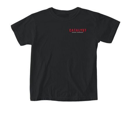 The Founders Tee, a Black Comfort Colors Youth Tee