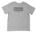Team Noah, a Heather Toddler Tee (back-view)