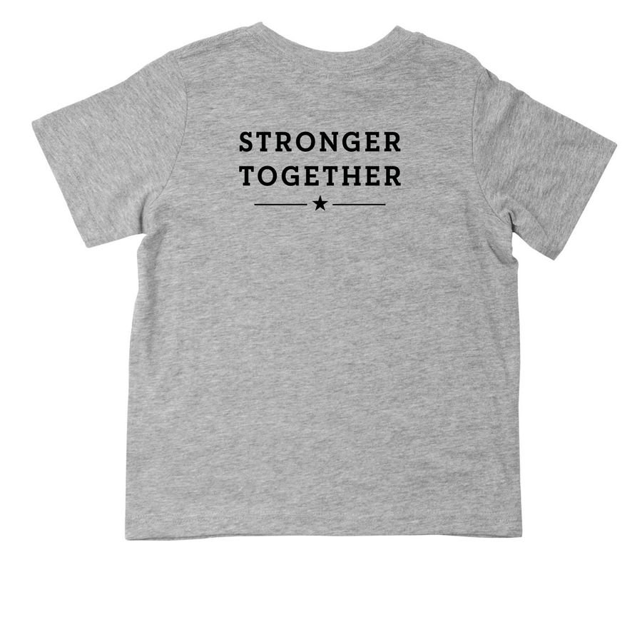 Team Noah, a Heather Toddler Tee (back-view)