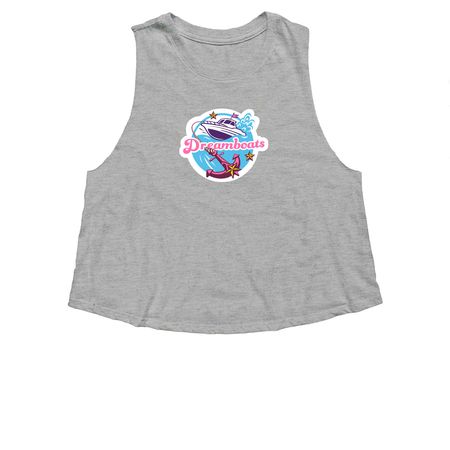 Tanks&nbsp;w/ Team Name, a Athletic Heather Women's Cropped Racerback Tank