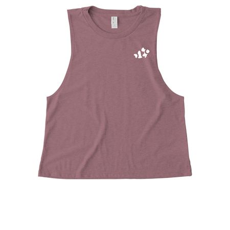 BAR Tank Top, a Vintage Rose Allmade Eco Triblend Women?s Muscle Tank