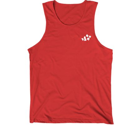 BAR Tank Top, a Red Premium Cotton Tank