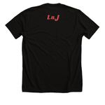 LiL J t shirt&nbsp;, a Solid Black Blend Premium Unisex Tee (back-view)