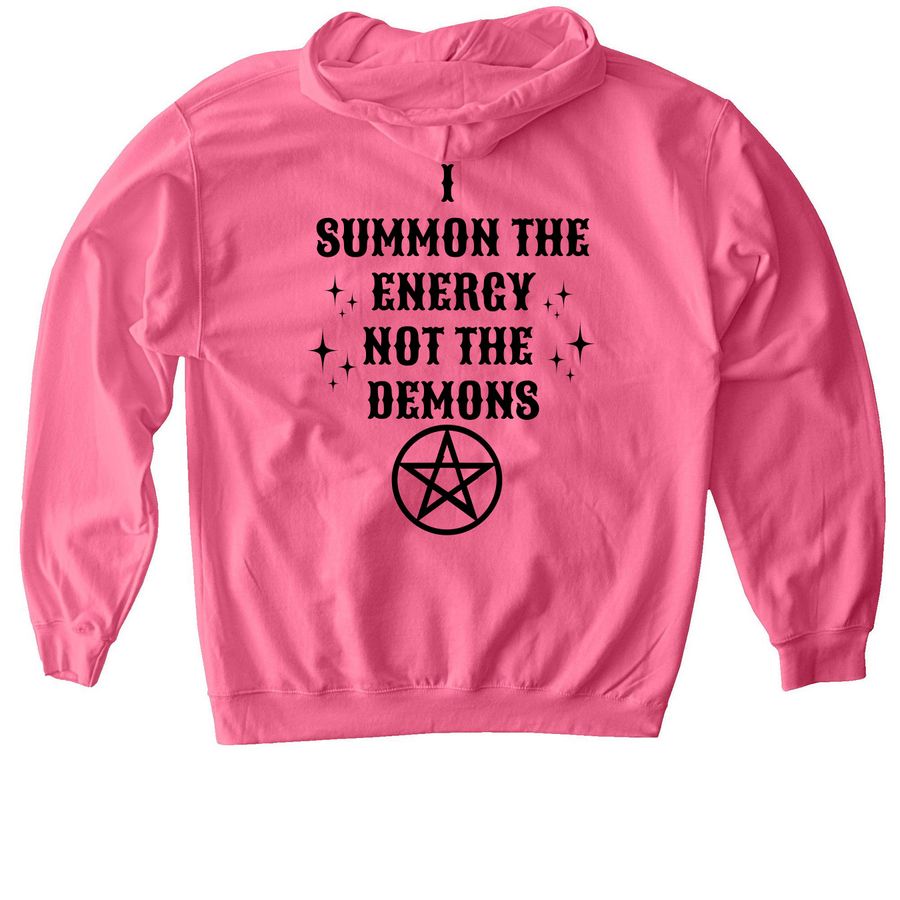 NO DEMONS, a Pink Lemonade Softstyle Pullover Hoodie