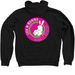 Sun's Out Buns Out Summer 2024, a Black Zip Up Hoodie (back-view)