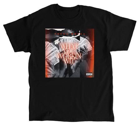 What You Working Wit Official Album Cover Tee&nbsp;, a Black Classic Unisex Tee