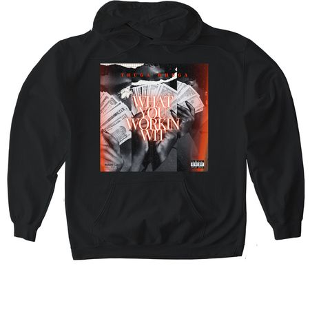 What You Working Wit Official Album Cover Tee&nbsp;, a Black Gildan Softstyle Pullover Hoodie