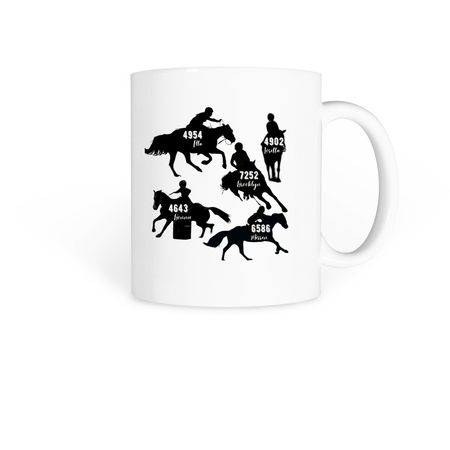 Rebrand DRE 25-26 Rodeo Team Mug, a White Coffee Mug