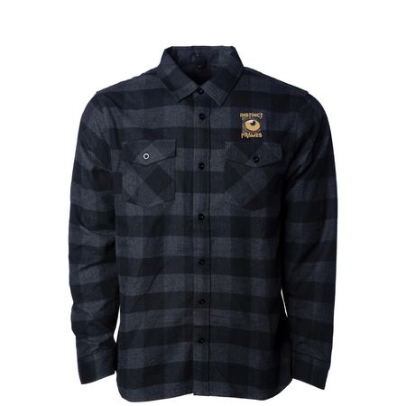 Instinct lumberman, a Charcoal Heather/ Black Unisex Flannel Shirt