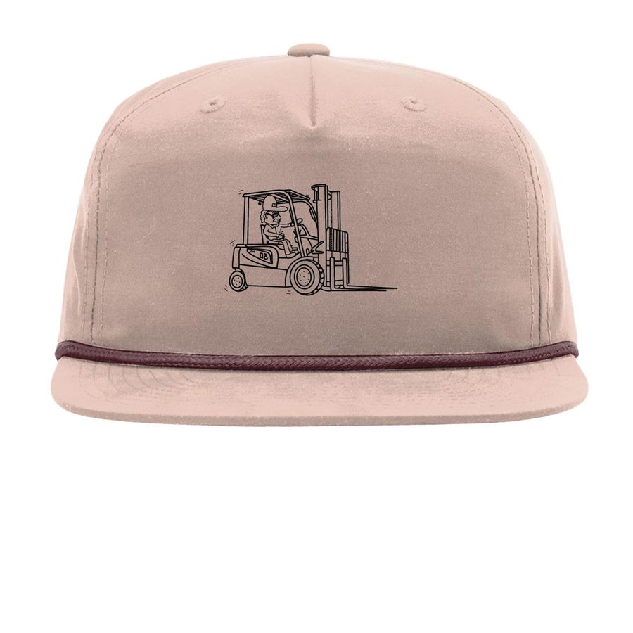 Certified Awesome, a Pale Peach/ Maroon Printed Umpqua Snapback Cap